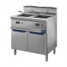 Friggitrice GAS 2 Vasche LT.18+18 sr700 INOX BIM