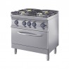 Cucina GAS 4 Fuochi con Forno sr900 INOX BIM