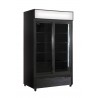 Vetrina Frigo Bibite 2 Porte Scorrevoli Cm.113x70x202h BLACK